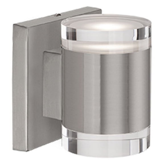 601431BN-LED-Kuzco Lighting-Norfolk - 17W LED Wall Sconce-4.75 Inches Tall and 3.13 Inches Wide-Brushed Nickel Finish