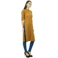 thumbnail image 6 of Phagun Cotton Plain Kurti Tunic Mandarin Collar Ethnic Casual Kurta Blouse, 6 of 7