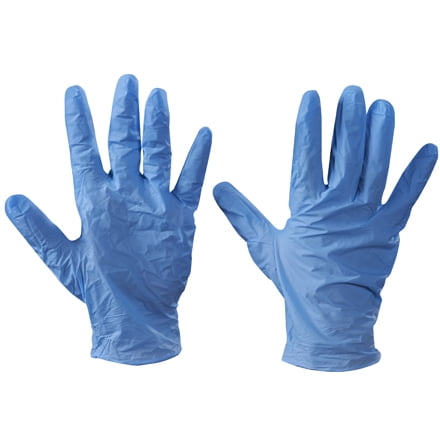 GLV2044XL Blue Vinyl Gloves - 5 Mil - Powdered - X Large Pack OF 100