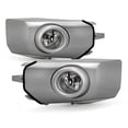 thumbnail image 2 of AKKON - Fits 2007-2014 Toyota FJ Cruiser Chrome Fog Lights Pair w/ Power Switch + Wiring Harnesses + Bumper Bezel, 2 of 6