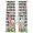 Black, variant on Easter Bunny Gnomes Sheer Curtains 45 Inch Length 2 Panels Set Window Treatments, Spring Easter Eggs Floral Blue Wood Rod Pocket Semi Curtains for Living Room/Bedroom/Kitchen Décor, 104"W x 45"L