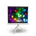 thumbnail image 2 of Pyle PRJTP52 50-Inch Video Projector Screen, Easy Fold-Out and Roll-Up Projection Display, Tripod Stand Style, 2 of 5