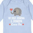 thumbnail image 4 of Inktastic My Great Grandma and Great Grandpa Love Me Boys or Girls Long Sleeve Baby Bodysuit, 4 of 5