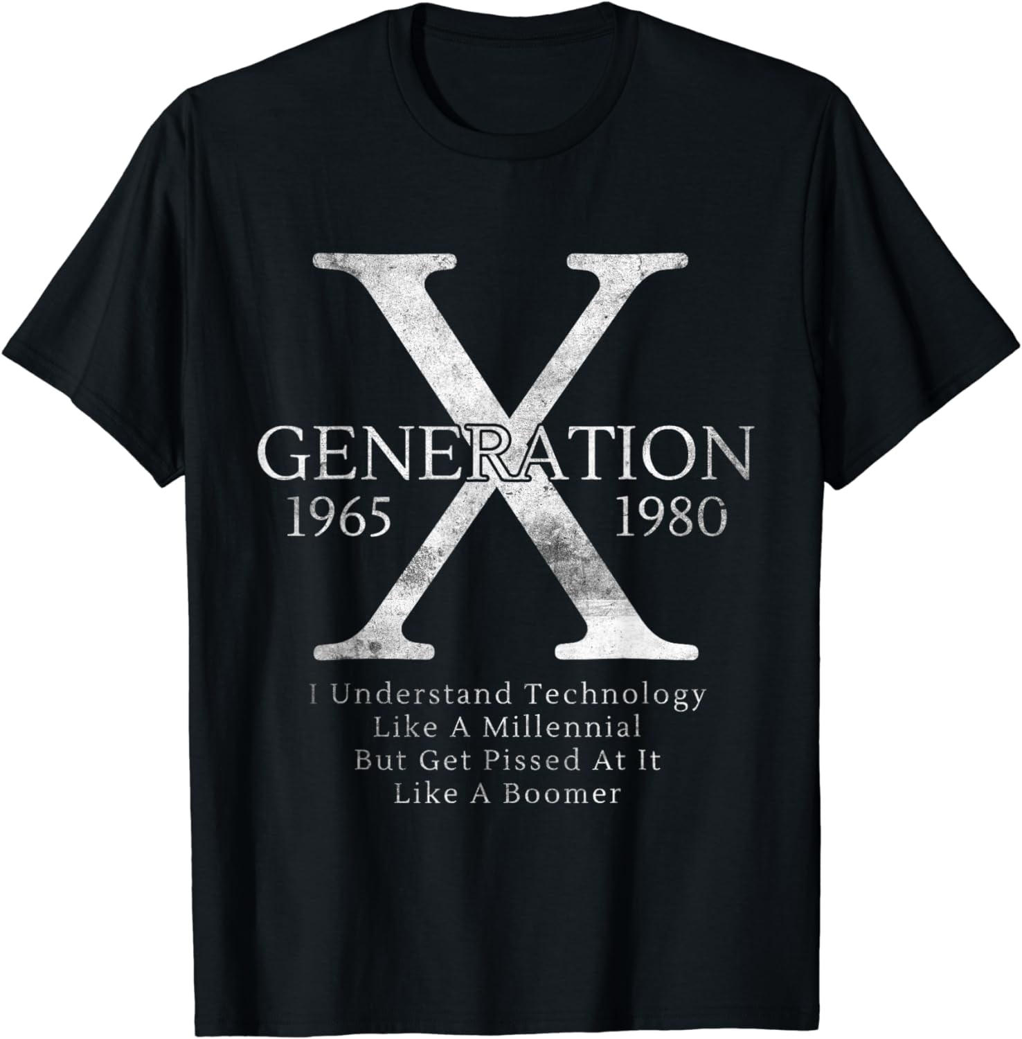 Mens Womens Genx Generation X Understand Technology Birthday T