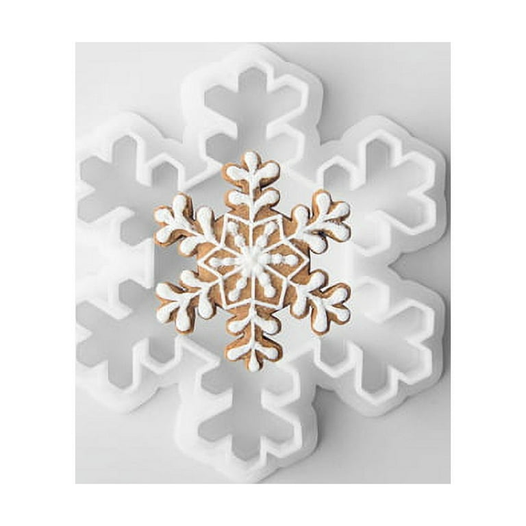  Homoyoyo 18pcs Snowflake Stencil 3d Cookie Biscuit Cookie  Cutter Stamp Christmas Baking Supplies Snowflake Chocolate Molds Christmas  Crackers Plastic Cookie Cutter Household Cutting Machine: Home & Kitchen