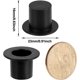 thumbnail image 2 of KAIYANG 120 piezas de mini sombreros de copa negros, sombreros de copa en miniatura, sombreros de mago de plástico para decoración de bricolaje, 2 of 5