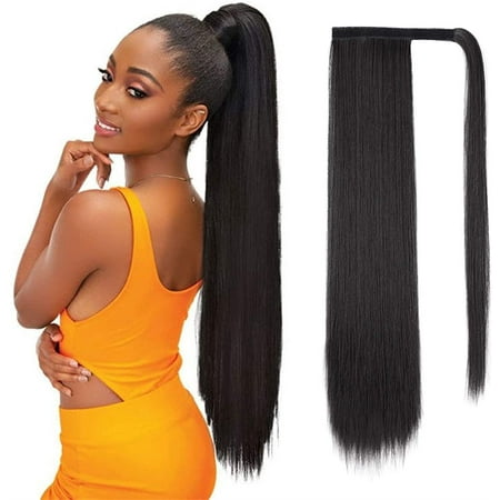 KSCD 24 Inch Natural Black Straight Hair Ponytail Synthetic Wig Ponytail 110g Straight Hair Drawstring Ponytail for Women (Size : 1b) | Walmart Canada KSCD 24 Inch Natural Black Straight Hair Ponytail Synthetic Wig Ponytail 110g Straight Hair Drawstring Ponytail for Women (Size : 1b) | Walmart Canada