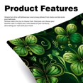 thumbnail image 2 of Saint Patrick's Day Inserts Set of 2 - 16x16, 18x18, 20x20 Inches - Unique Patterns for Pillows Covers, Bed Pillow, Throw Pillows - Great for All Occasions, 2 of 6