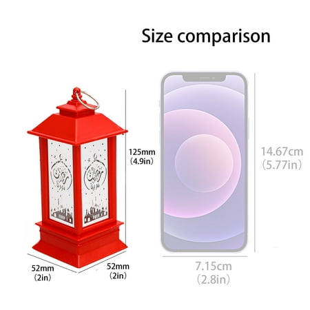 

Christmas Decorative Hand-held Lamp Wind Lantern LED Night Light Party Decor