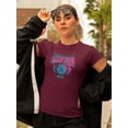 thumbnail image 2 of London Uk Spray Over Ny T-Shirt Women -Image by Shutterstock, Female x-Large, 2 of 4