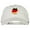 White, variant on Germany Flag Map Embroidered Washed Cotton Twill Cap - White OSFM