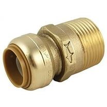 Cash Acme U139LFA 3/4 Brass Push-to-Connect x 1 Male Pipe Thread Adapter by Cash Acme
