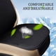 thumbnail image 5 of Cojín para asiento de coche, mezcla de lino, almohadilla transpirable con respaldo antideslizante, funda cómoda para el asiento con tela duradera, 50x50x1cm para automóvil, camioneta, SUV, 5 of 6