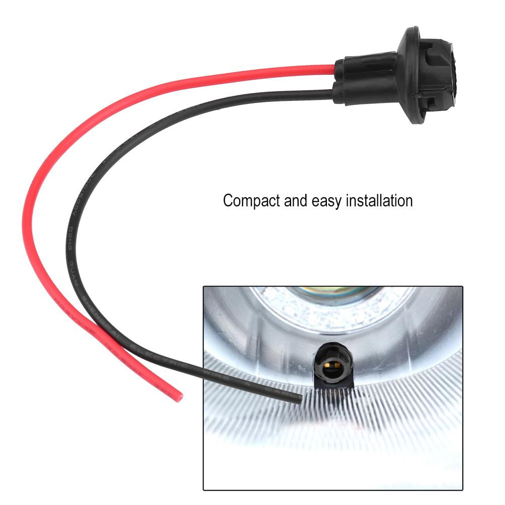 FAGINEY 10Pcs Car T10 Lamp Bulb Socket Holder Connector Extension LED