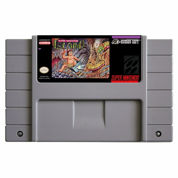 SNES Games Cartridge Super Adventure Island