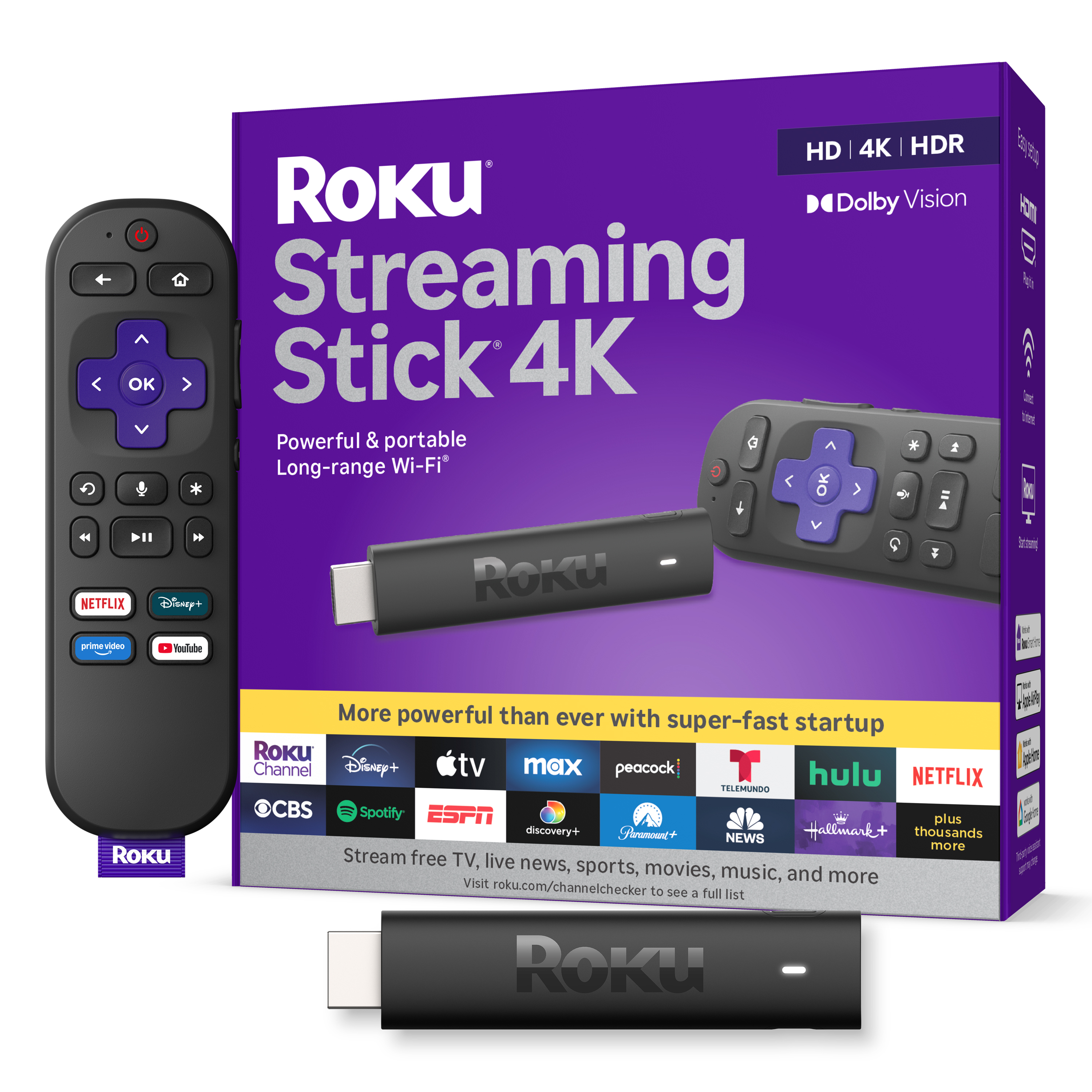 Roku Streaming Stick 4K HDR & Dolby Vision