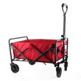 thumbnail image 2 of Carrito para acampar al aire libre, carrito plegable de cuatro ruedas para acampar, carrito de picnic portátil, probado profesionalmente, 2 of 8