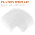 thumbnail image 3 of Miangastore Thanksgiving Drawing Stencils Plastic Reusable 20Pcs 8X8in, 3 of 8