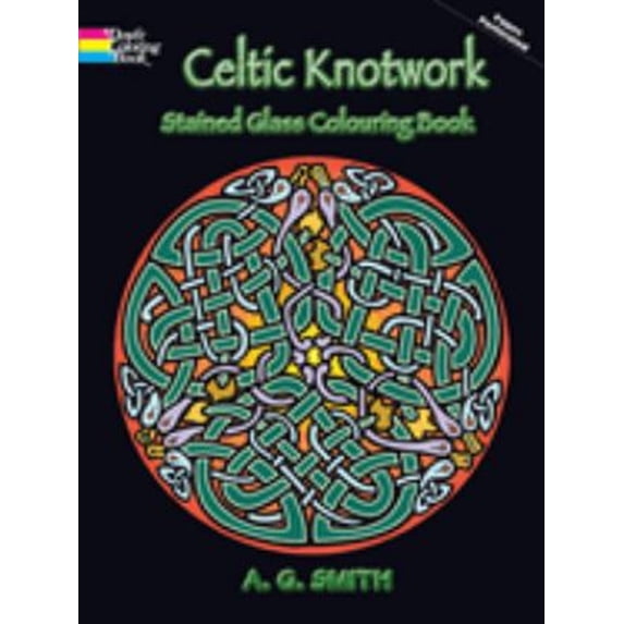 Pre-Owned Celtic Knotwork Stained Glass Colouring Book (Paperback) 0486448169 9780486448169