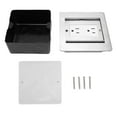 thumbnail image 2 of Recessed Floor Outlet, Water Proof Recessed Floor Socket  for Office, 2 of 7