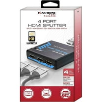 Xtreme XHV11017BLK 4 Port HDMI Splitter