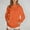 Orange, variant on Brondbend Hoodie Sweatshirt for Women Pullovers Women Mock Neck Long Sleeved Solid Color Pocket Fashion Top with Drawstring Loose Fit Fall Winter Party Work Casual Top (Blue)