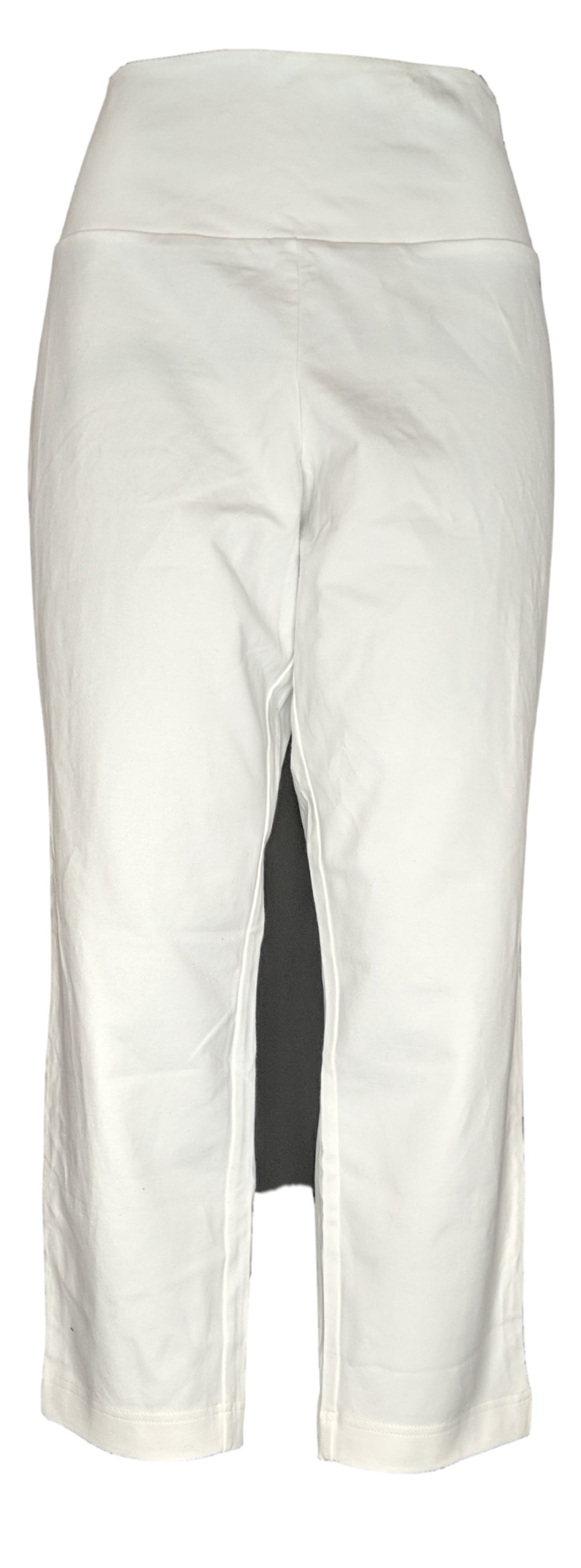 white tummy control pants