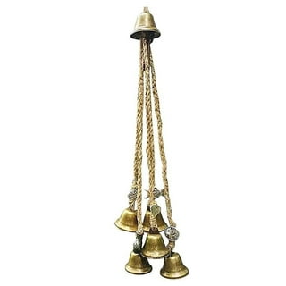 Witch Bells for Door Knob for Protection - Witch Decor for Home and Kitchen  - Wiccan Altar Supplies - Witchcraft Room Decor 
