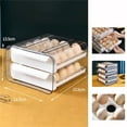 thumbnail image 2 of Clear Egg Storage Box,Egg Drawer Double Layer Egg Drawer Egg Storage Container Professional Grade, 2 of 2