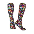 thumbnail image 5 of Lsque Easter Eggs2 Printed Crew Socks Men's Women's LightWeight Thin Casual Calf Socks ,Knee High Socks,Cotton Socks, 5 of 9