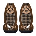 thumbnail image 5 of POLERO Vehicle Seat Covers Interior Decor, Dustproof Front Seat Cover Auto Washable, Paw Heart, 5 of 13