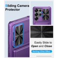 thumbnail image 4 of Funda de teléfono BXYJY para Samsung Galaxy S25 Ultra Wallet Purple, 4 of 7