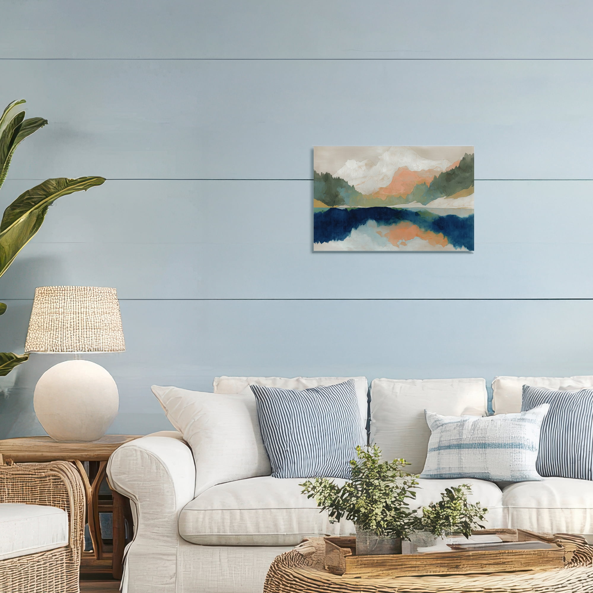 Stupell Industries Alpine Autumn Lake Reflection Canvas Wall Art, design by Chromatic Storm Studio