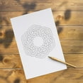 thumbnail image 3 of Masteelf  5 Pcs Circle Large Foam Board Hand Engraved Rubber Stamp, 3 of 8