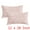Pink, variant on Unique Bargains 2 Pcs Farmhouse Plush Cushion Case Pillow Covers White 18" x 18"