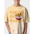 thumbnail image 3 of Maruchan Boys Oversized Dip Dye Graphic Tee, Sizes 4-18, 3 of 6