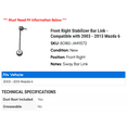 thumbnail image 2 of Front Right Stabilizer Bar Link - Compatible with 2003 - 2013 Mazda 6 2004 2005 2006 2007 2008 2009 2010 2011 2012, 2 of 2