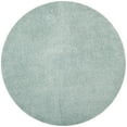 thumbnail image 2 of SAFAVIEH Laguna Neven Plush Solid Shag Area Rug, Light Blue, 4' x 6', 2 of 5