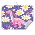 thumbnail image 3 of Cartoon Dinosaur Pattern Drying Dish Mat Quick Drying Absorbent Soft Durable for Kitchen 18" x 24", 3 of 10