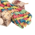thumbnail image 3 of CSChome Parrot Chew Toy Parrot Toy Safe Material Resistant Braided Leaf Relieve Boredom Friction Skid, 3 of 7
