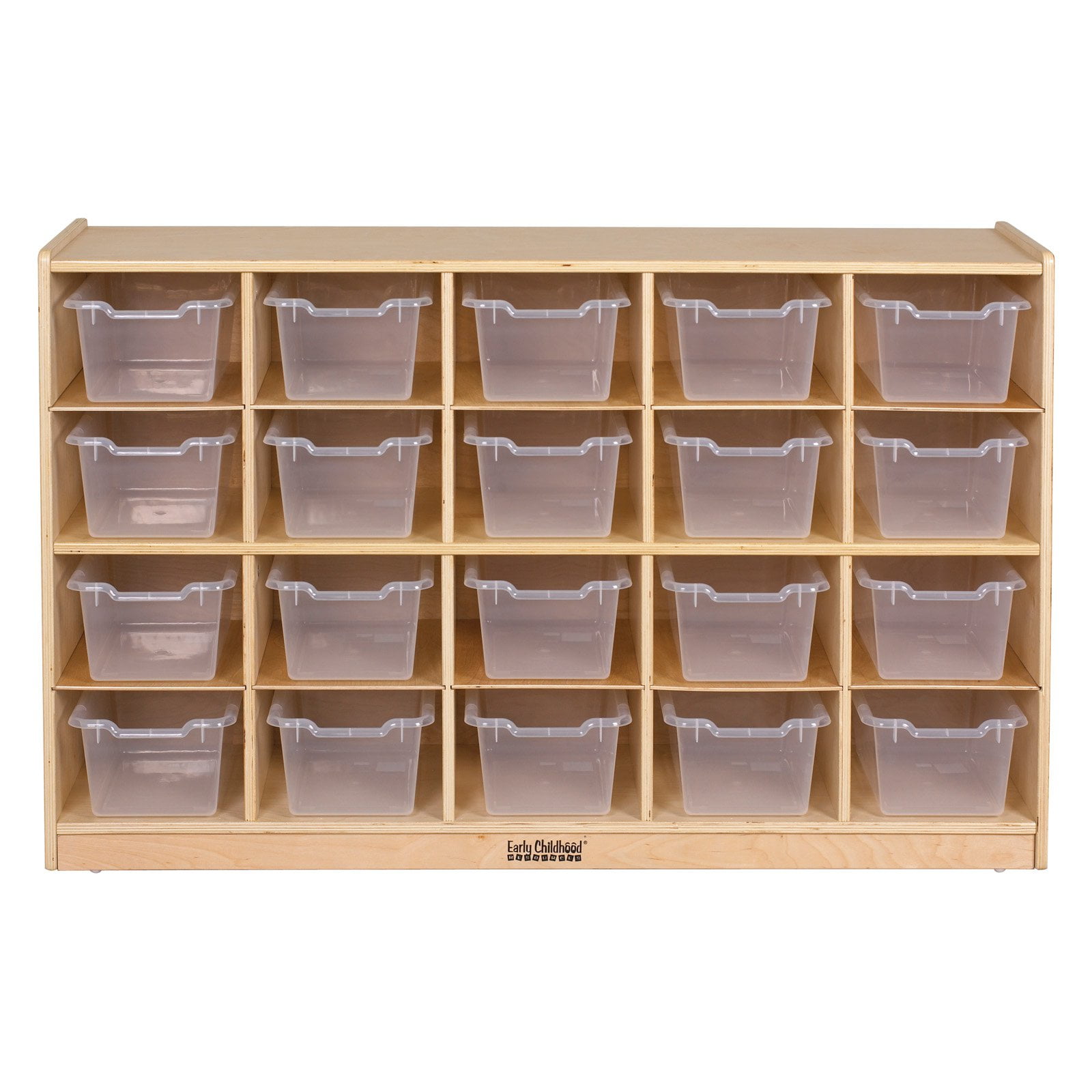 ECR4KIDS 20 Tray Storage with Clear Bins
