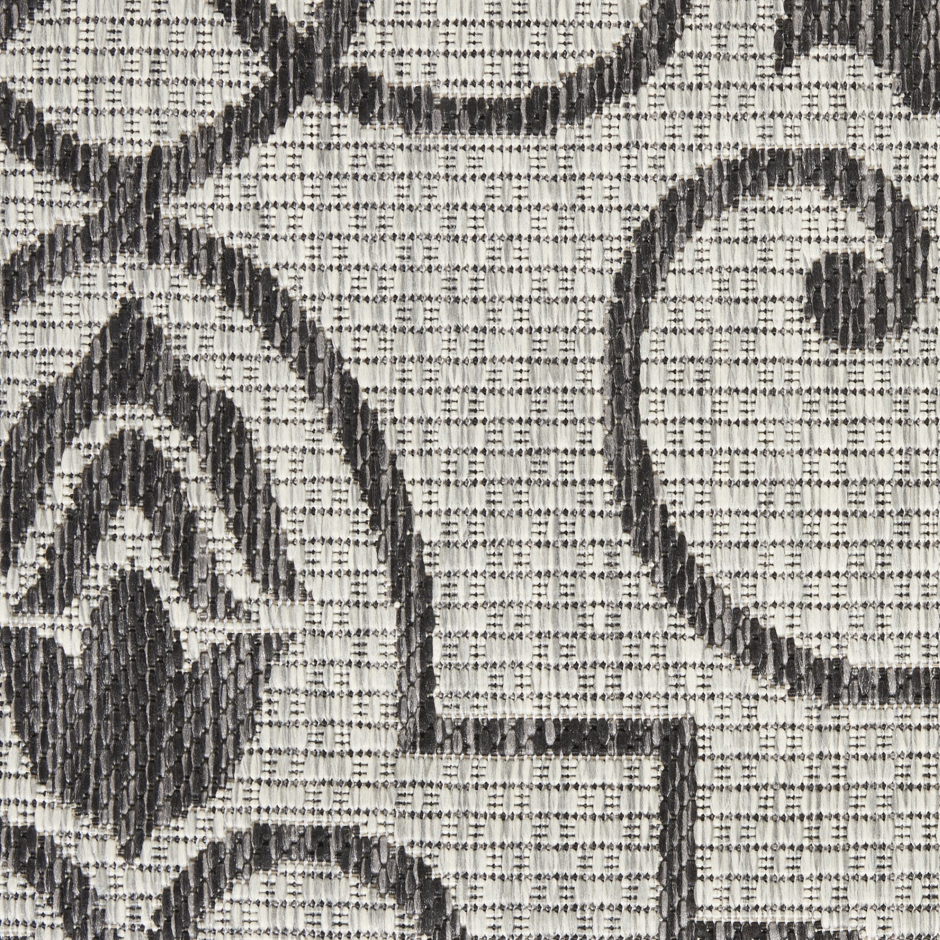 Nourison Country Side 2'2" x 3'9" Ivory/Charcoal Transitional Rug