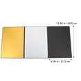 thumbnail image 2 of SKISUNO Reflective Display Board for Camera Lighting with Black Light Absorbing and Golden Warmth, 2 of 7