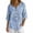 Multicolor-16, variant on Perfectbot Women's Floral Print V Neck Blouse 3/4 Sleeve Button Henley Shirt with Pockets Casual Top