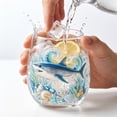 thumbnail image 6 of Coastal Mugs, Handcrafted Marine Animal Bar Glass Tea Cup, Clear Glass 2D Ocean Animal Coffee Mug, Coastal Home Decor Gift for Ocean Lovers, 6 of 7
