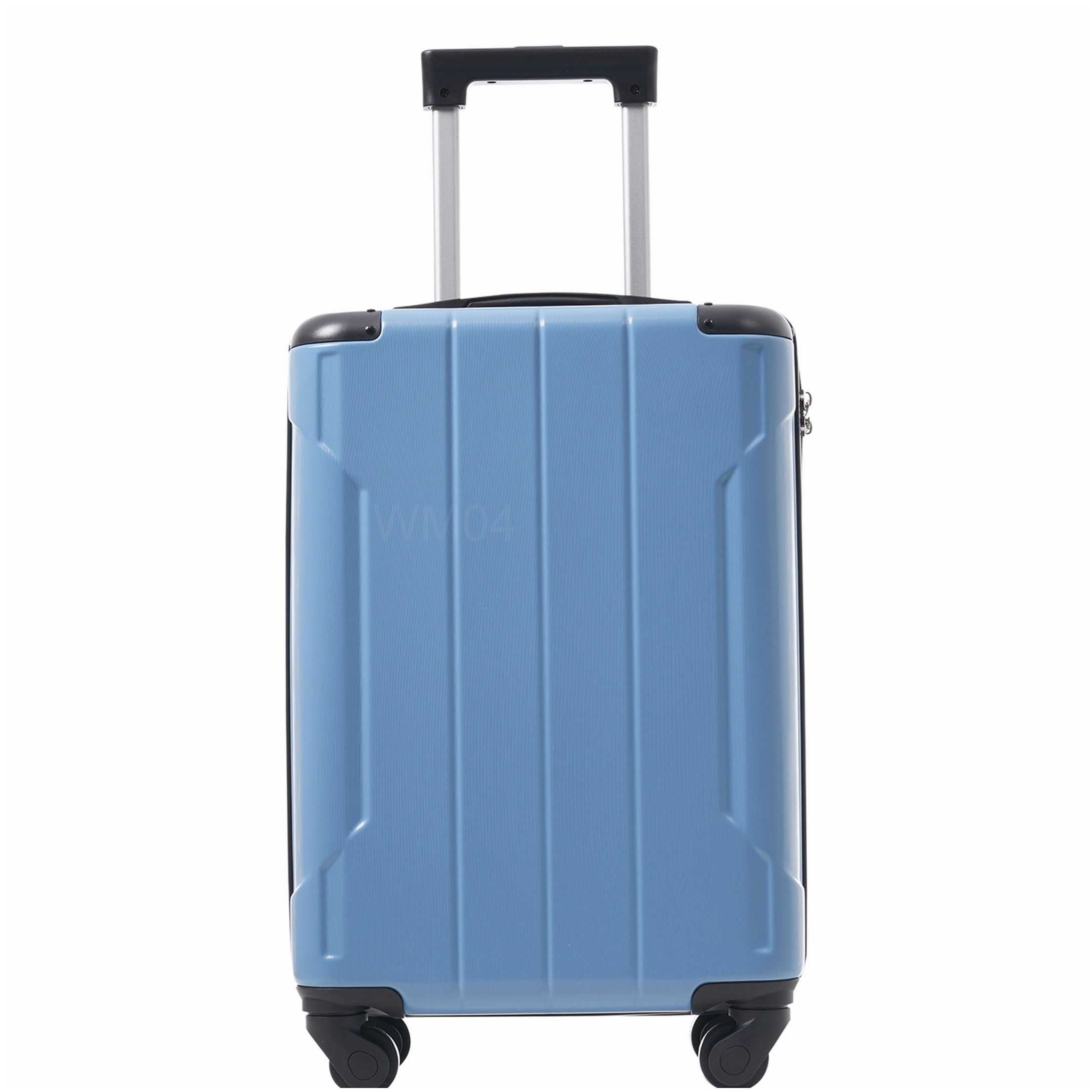 MANGIJOY TSA Lock Carry On Luggage 20 Inch, Lightweight Hardshell Spinner Suitcase with Packing Cubes, Durable ABS in Blue Gray