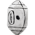 thumbnail image 2 of 925 Sterling Silver Charm For Bracelet Football Bead Sport, 2 of 9