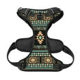 thumbnail image 3 of TEQUAN Small Dog Harness with Leash, Vintage Aztec Tribal Style Prints Reflective No Pull Adjustable Pet Vest (S), 3 of 7
