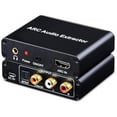 thumbnail image 1 of HDMI ARC Adapter 192KHz HDMI ARC Audio Extractor with Digital Optical TOSLINK SPDIF Coaxial, HDMI ARC to RCA Audio Converter Analog 3.5mm L/R Stereo, Audio Splitter for HDTV Soundbar Amplifier, 1 of 8