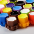 thumbnail image 2 of Taza de color para tatuajes, taza de color en forma de panal, paquete de 200, sin rebabas, se puede unir, 2 of 6